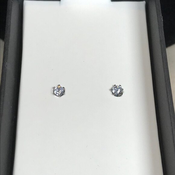 Jewelry - Cubic Zirconia Earrings 3mm